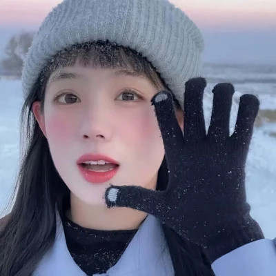 适合冬天的头像女