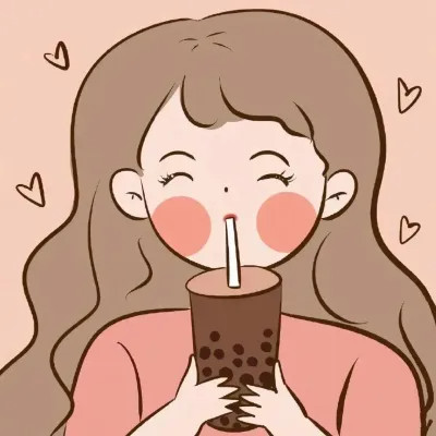 可爱手绘情侣头像简单干净
