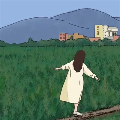 可爱手绘情侣头像简单干净