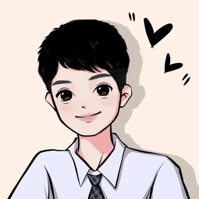 可爱手绘情侣头像简单干净