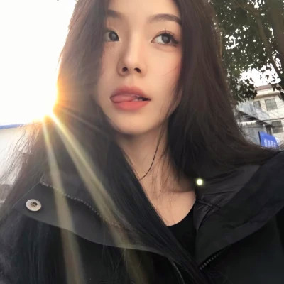 真人正脸照片女头