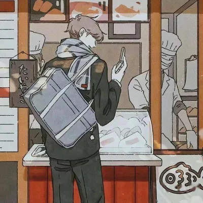 cp头像 情侣 动漫 一左一右