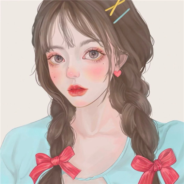 头像女2025年最火动漫手绘图片