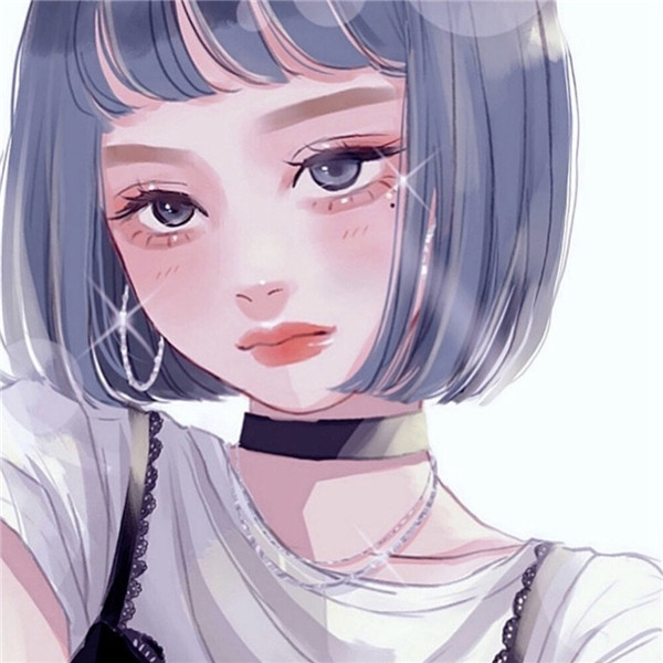 头像女2025年最火动漫手绘图片