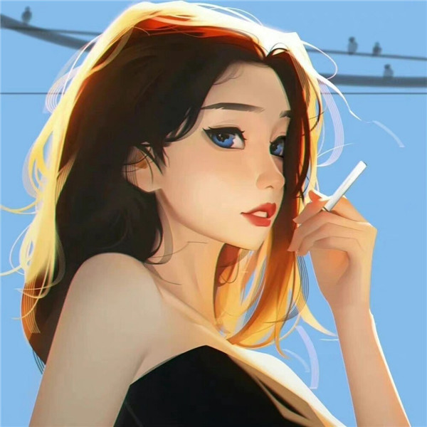 头像女2025年最火动漫手绘图片