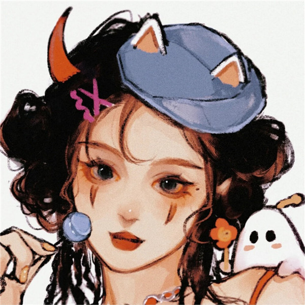头像女2025年最火动漫手绘图片