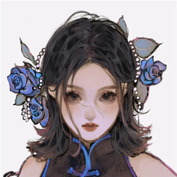 头像女2025年最火动漫手绘图片