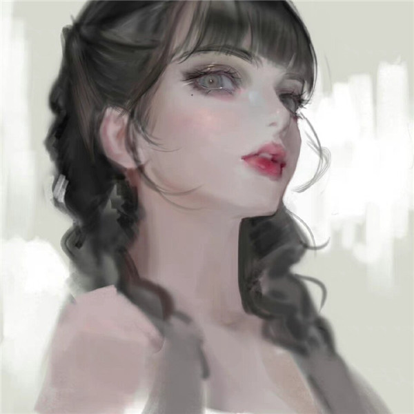 超酷黑天鹅动漫女孩头像图片