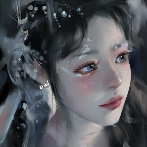 超酷黑天鹅动漫女孩头像图片