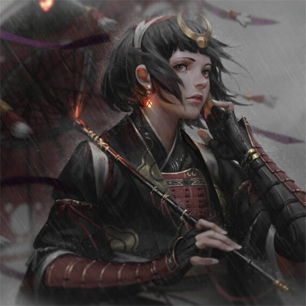 超酷黑天鹅动漫女孩头像图片