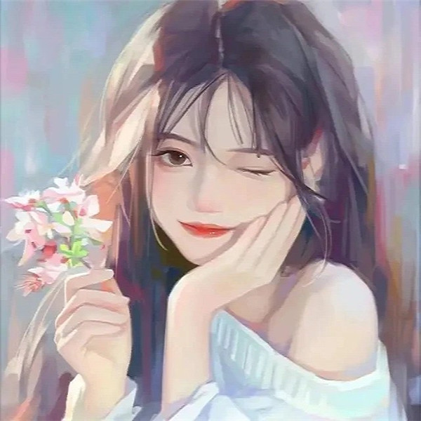 女生头像仙气动漫手绘