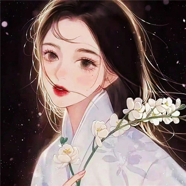 女生头像仙气动漫手绘