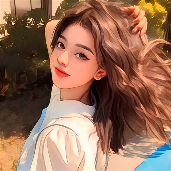 女生头像仙气动漫手绘