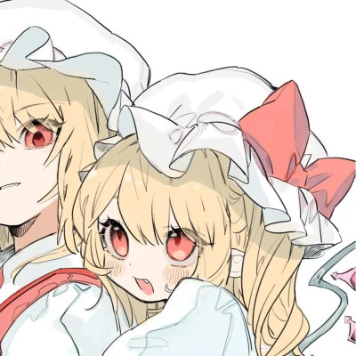 简单漂亮动漫少女心闺蜜头像