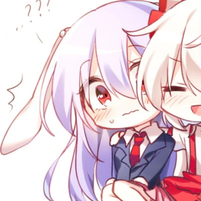 简单漂亮动漫少女心闺蜜头像