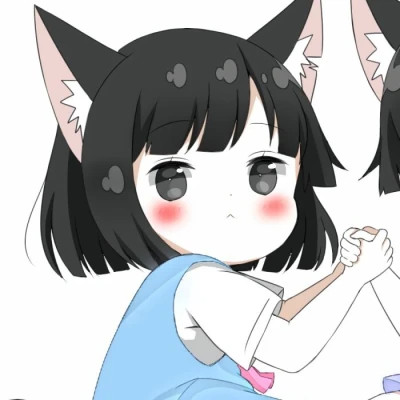 简单漂亮动漫少女心闺蜜头像
