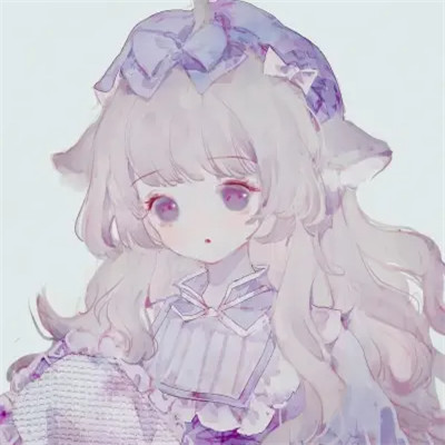 简单漂亮动漫少女心闺蜜头像