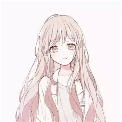 简单漂亮动漫少女心闺蜜头像