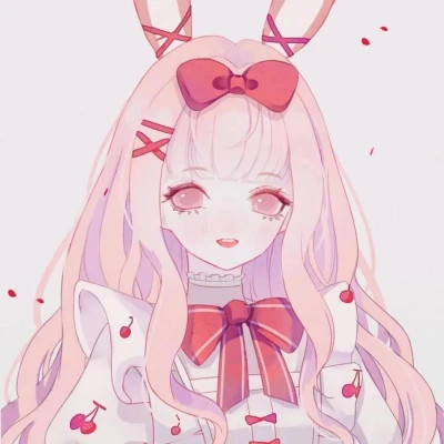 简单漂亮动漫少女心闺蜜头像