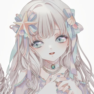 唯美动漫女生闺蜜头像