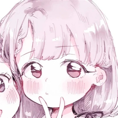 唯美动漫女生闺蜜头像