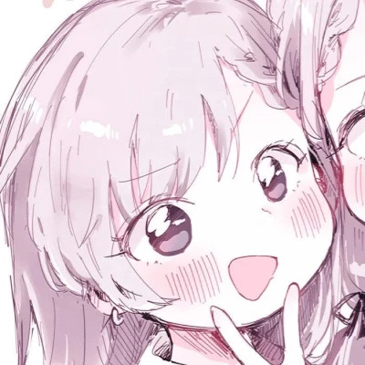 唯美动漫女生闺蜜头像