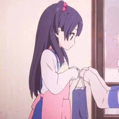 唯美动漫女生闺蜜头像