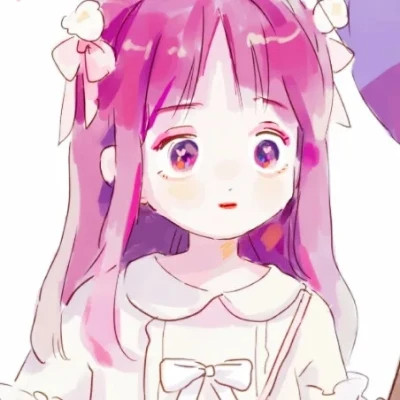 唯美动漫女生闺蜜头像
