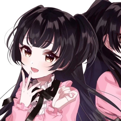 唯美动漫女生闺蜜头像