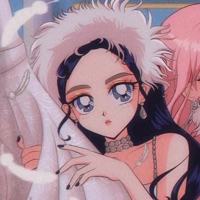唯美动漫女生闺蜜头像