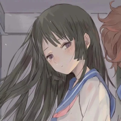 优质动漫女生闺蜜头像