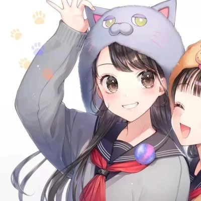 优质动漫女生闺蜜头像