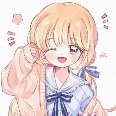 优质动漫女生闺蜜头像