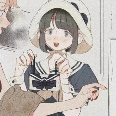 优质动漫女生闺蜜头像