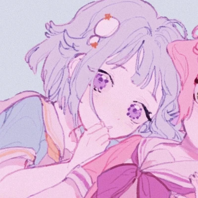 优质动漫女生闺蜜头像