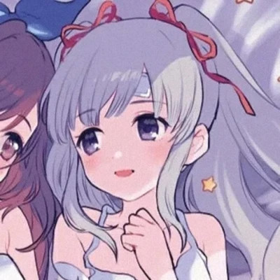 优质动漫女生闺蜜头像