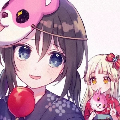 优质动漫女生闺蜜头像