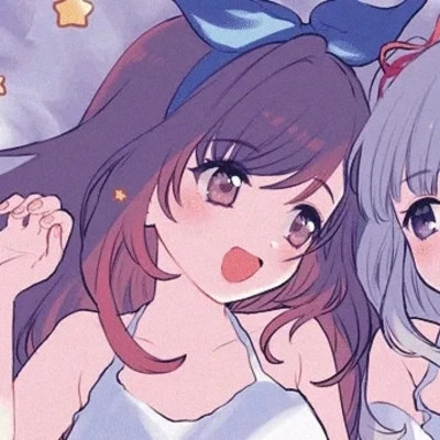 优质动漫女生闺蜜头像
