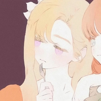 优质动漫女生闺蜜头像
