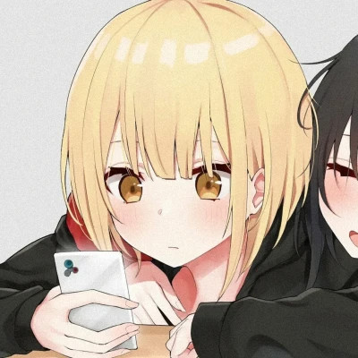 优质动漫女生闺蜜头像