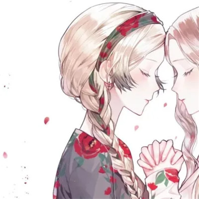 优质动漫女生闺蜜头像