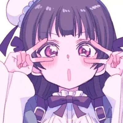 闺蜜头像动漫女孩