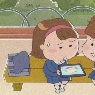 闺蜜头像动漫女孩