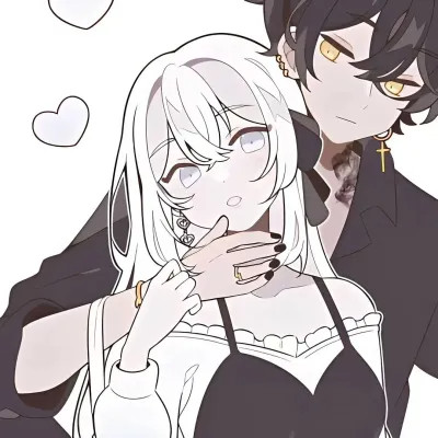 甜蜜二次元情侣头像