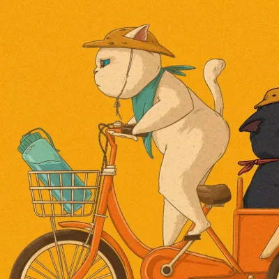 动漫卡通cp头像一左一右