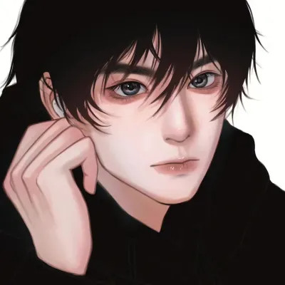 动漫卡通cp头像一左一右