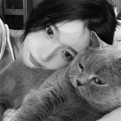 优质黑白系女生头像真人