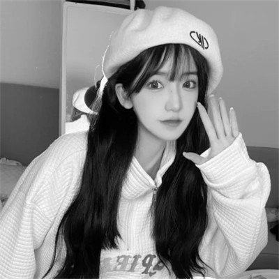 2025高清黑白美女头像
