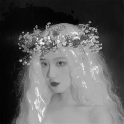 2025高清黑白美女头像