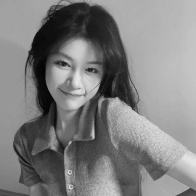 美女头像黑白图片气质